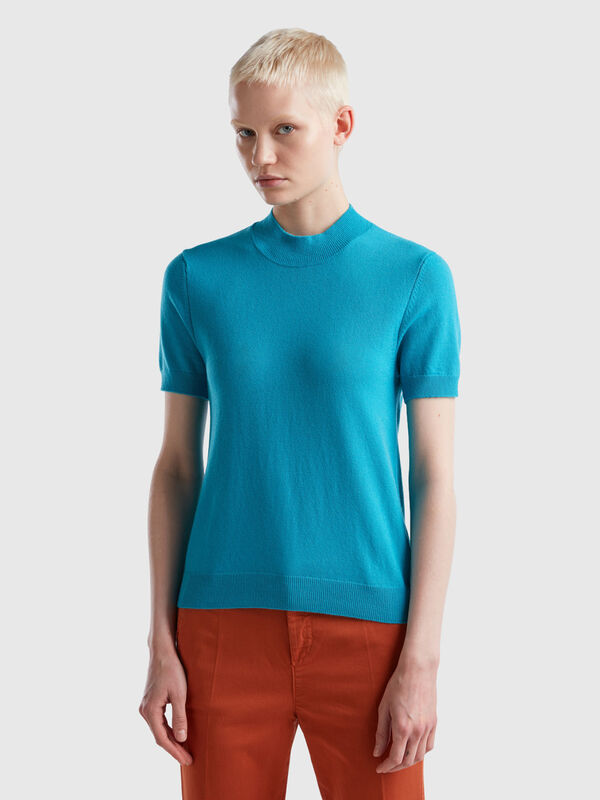 Pullover mit kurzen Ärmeln Damen Kollektion 2024 | Benetton | Poloshirts