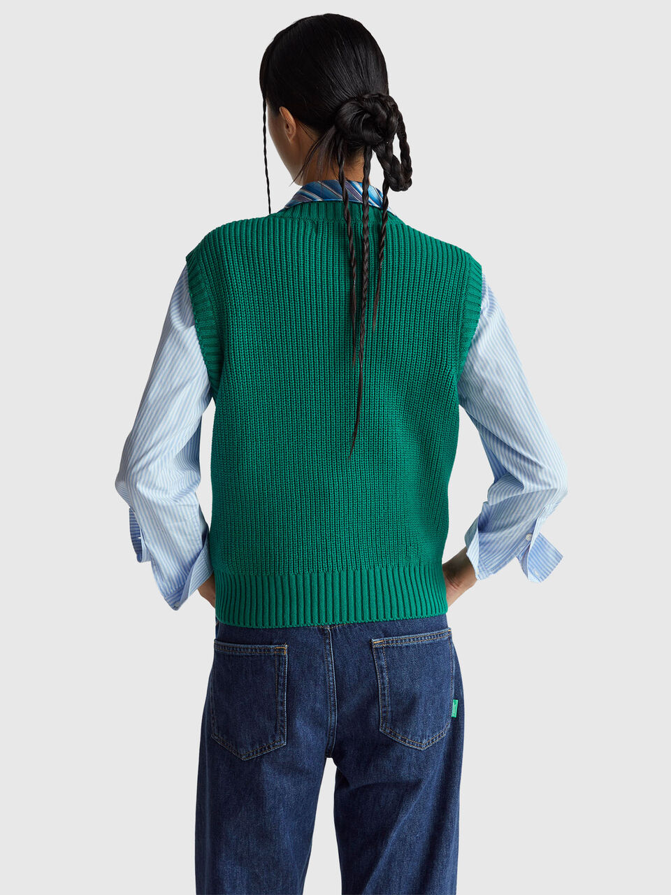 SLEEVELESS SWEATER Damen image number null