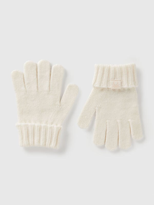 Handschuhe aus Woll- und Viskosemischung Jungen