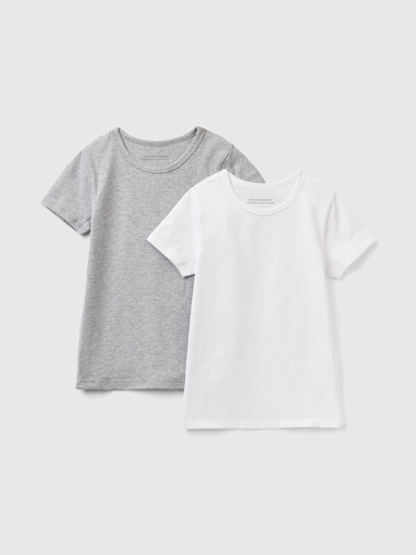 Zwei T-Shirts aus stretchiger Bio-Baumwolle Jungen