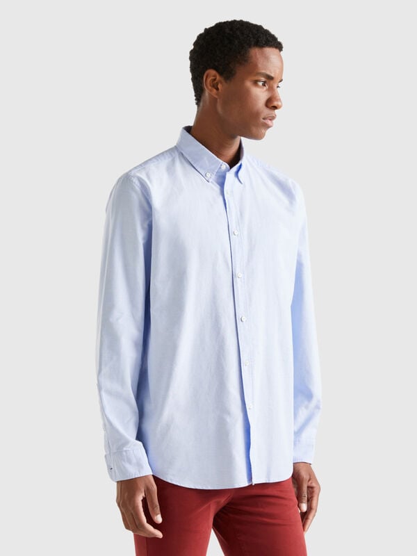 Slim-Fit-Hemd in Button-Down-Design Herren