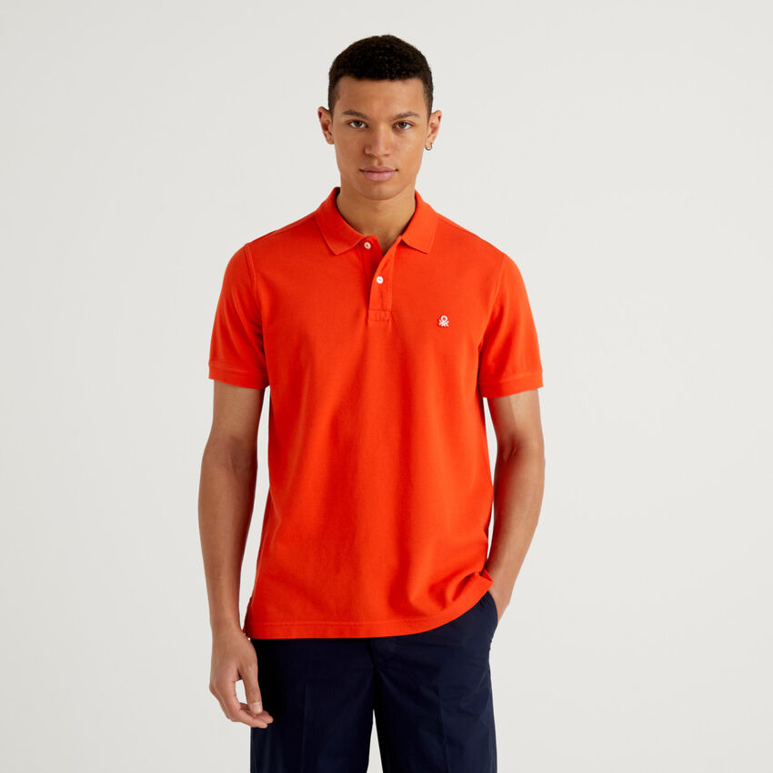 Polo regular fit in Orange