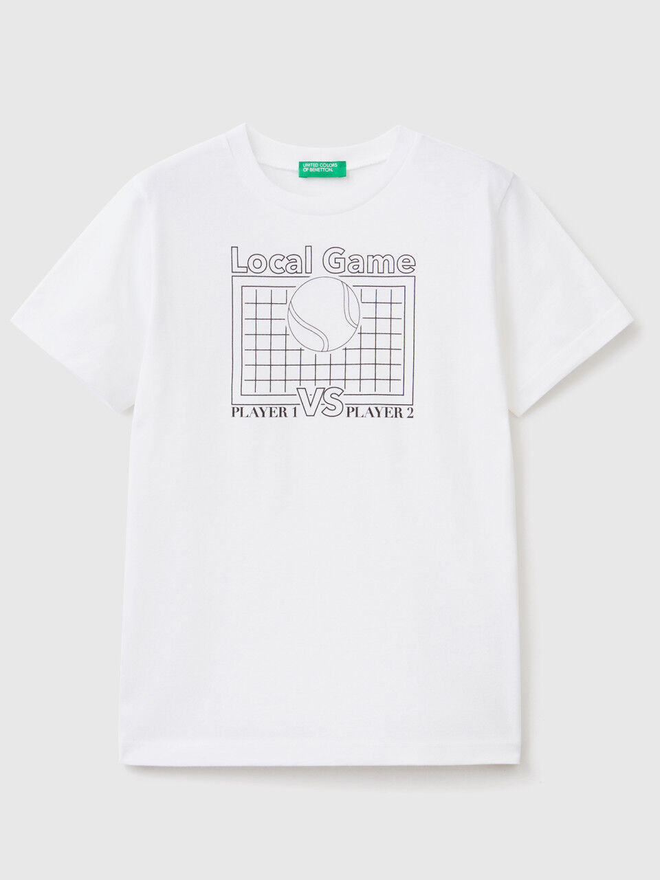 T-Shirt aus reiner Baumwolle mit Print