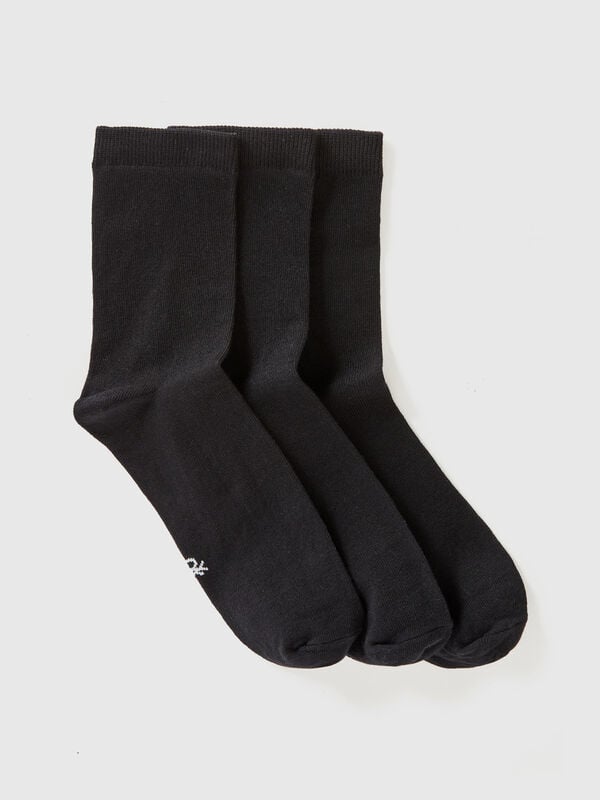 Set kurze Socken aus stretchiger Bio-Baumwollmischung