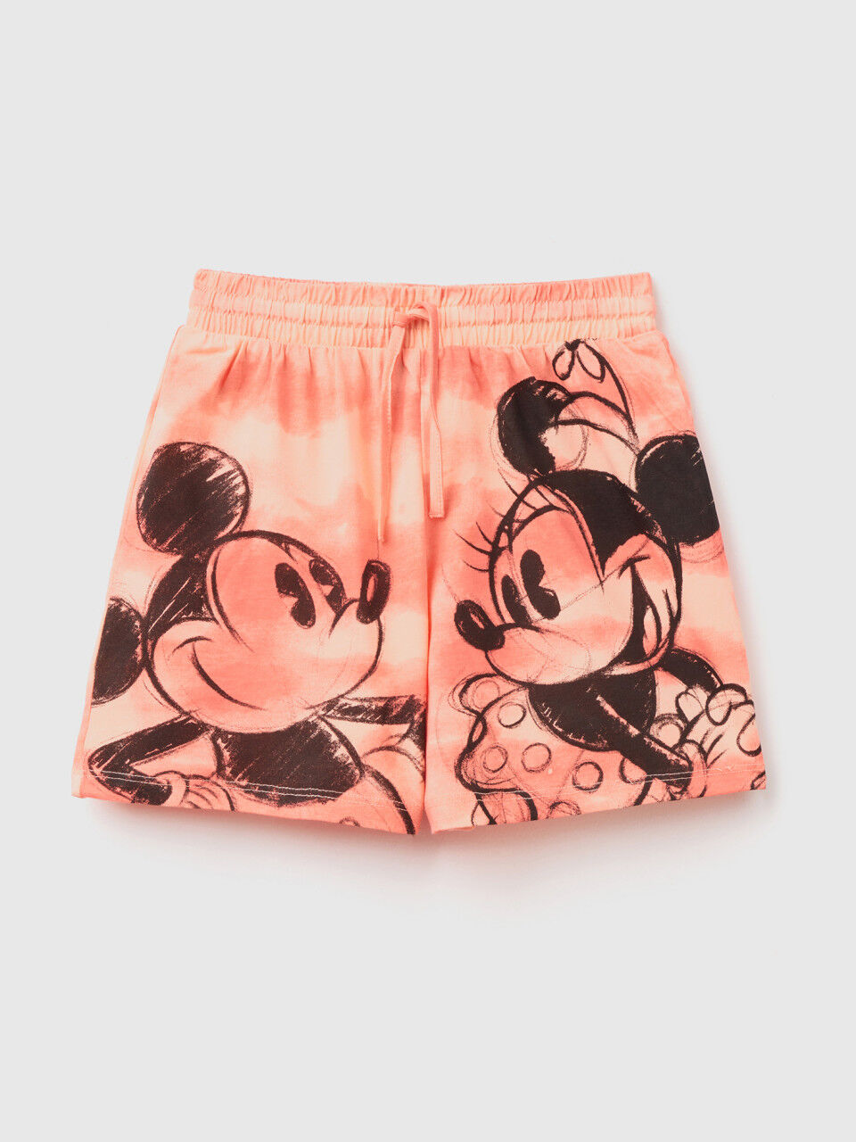 Batik-Shorts mit Disney-Print