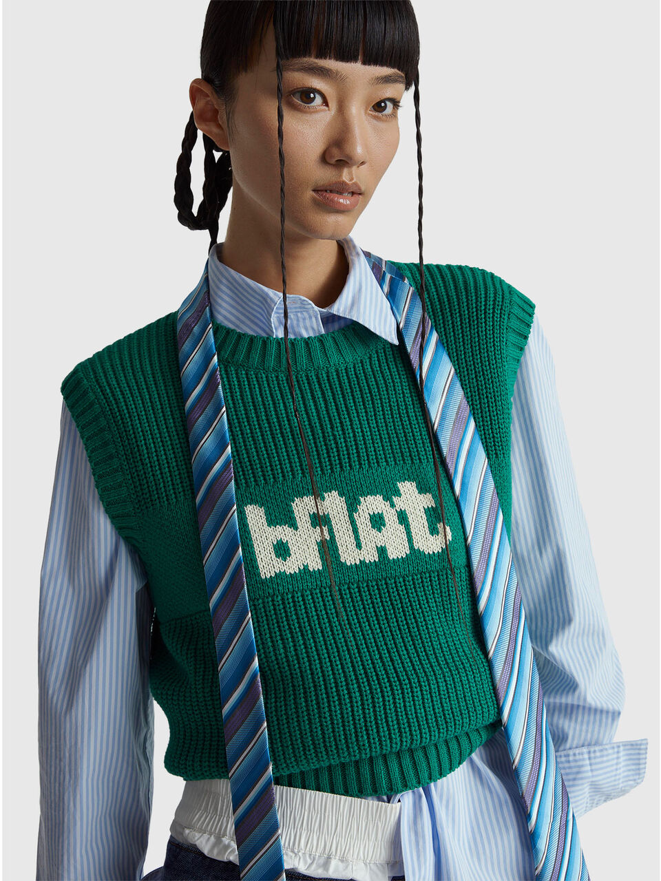 SLEEVELESS SWEATER Damen image number null