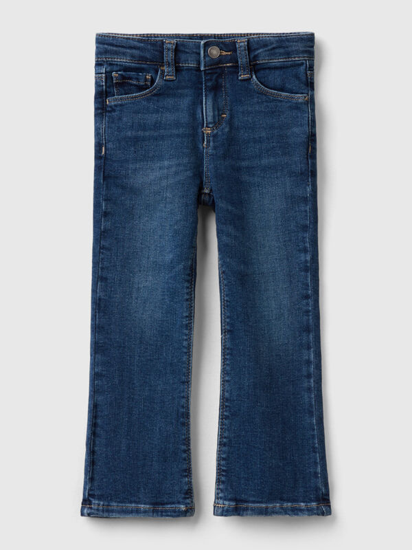 Five-Pocket-Jeans mit Schlag Mädchen