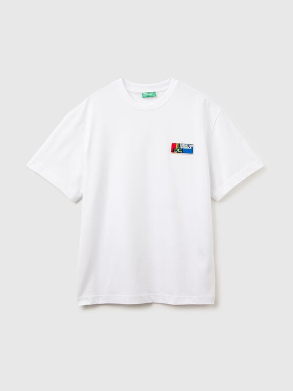 Benetton Formula T-Shirt mit Aufdruck auf der Rückseite
