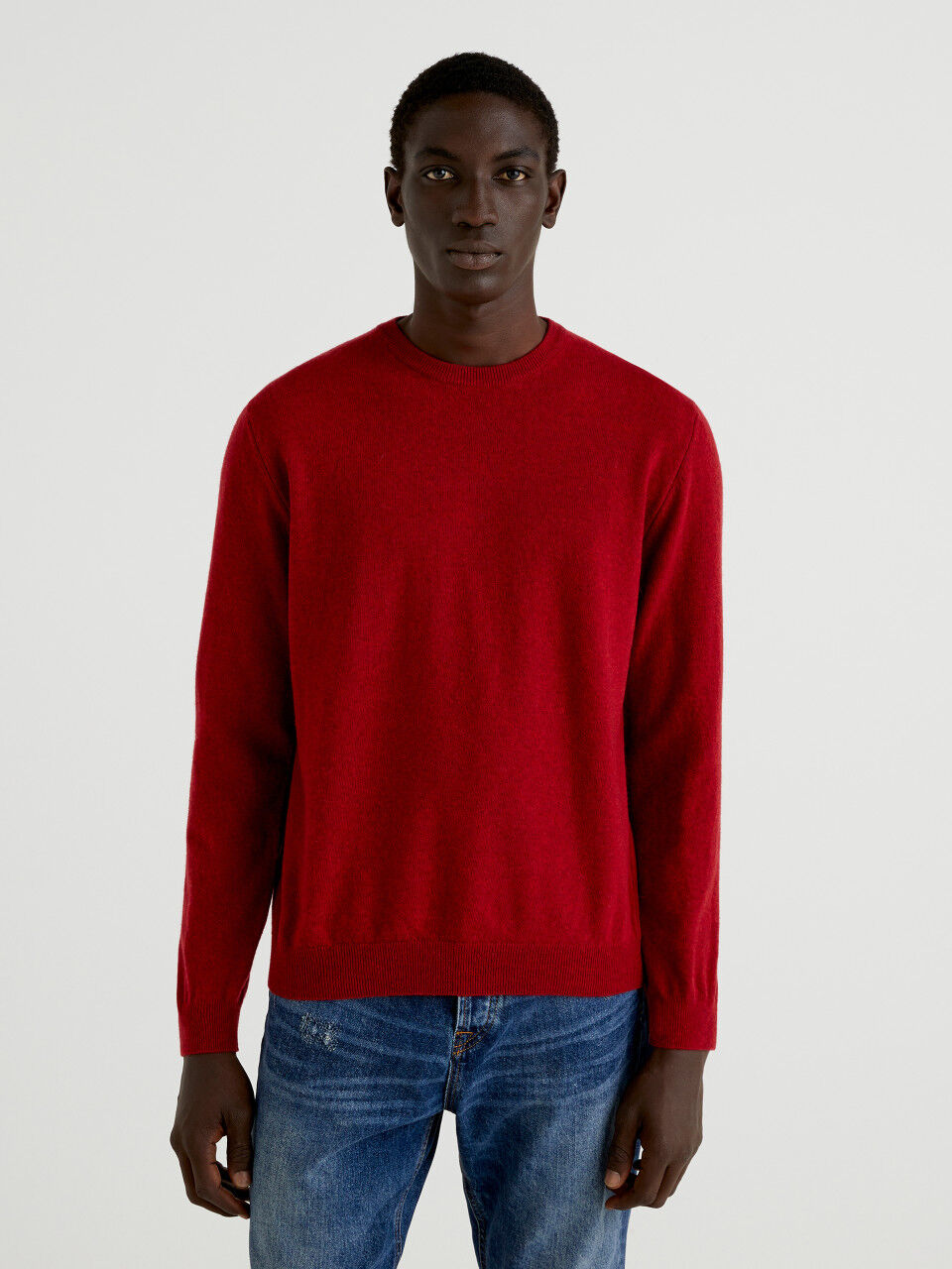Herren Bekleidung Pullover und Strickware Rundhals Pullover Tagliatore Andere materialien pullover in Rot für Herren 
