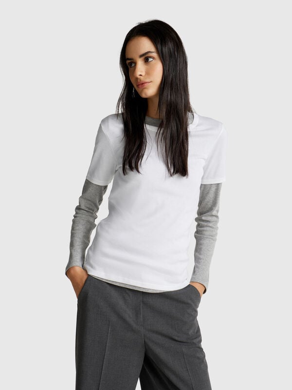 T-Shirt mit normaler Passform Damen