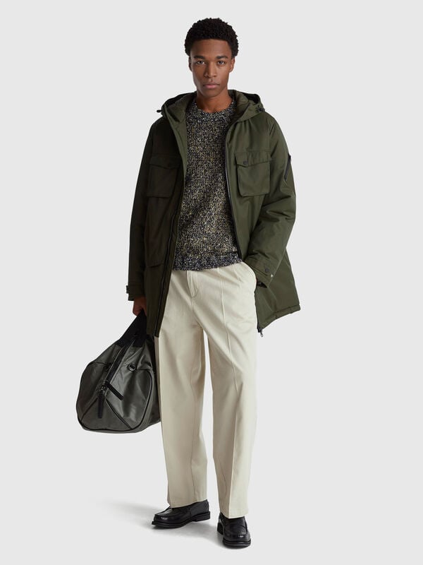 Chino mit Bundfalten Herren