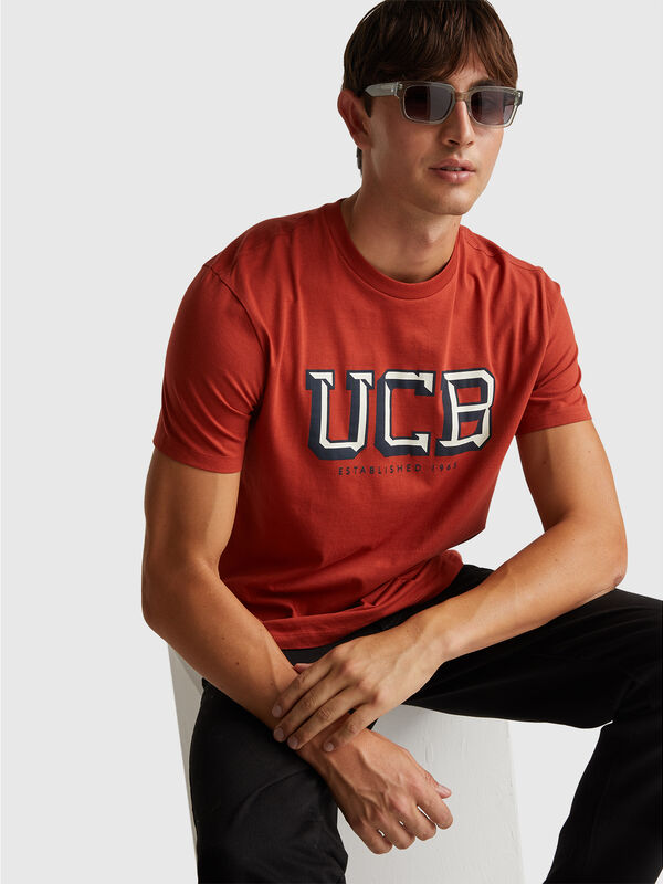 Baumwoll-T-Shirt mit Logo Herren