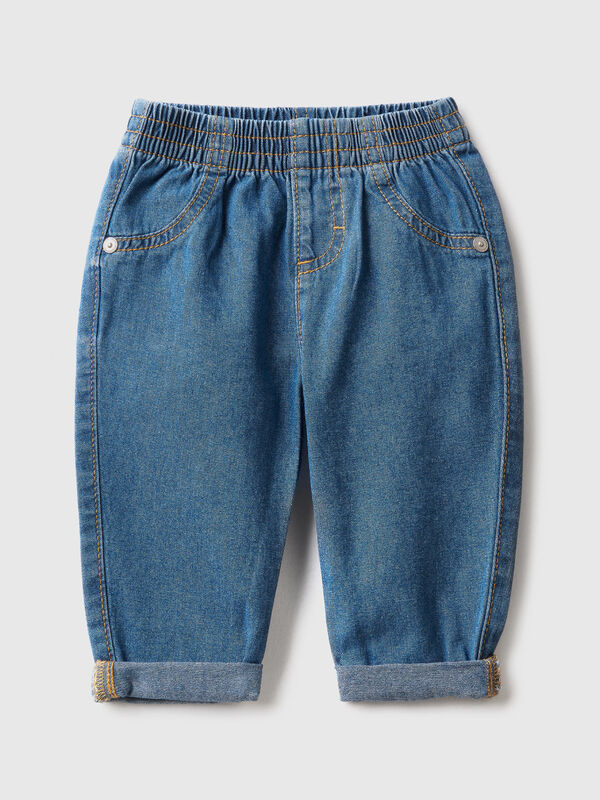 Jeans aus Denim in 100% Baumwolle Newborn