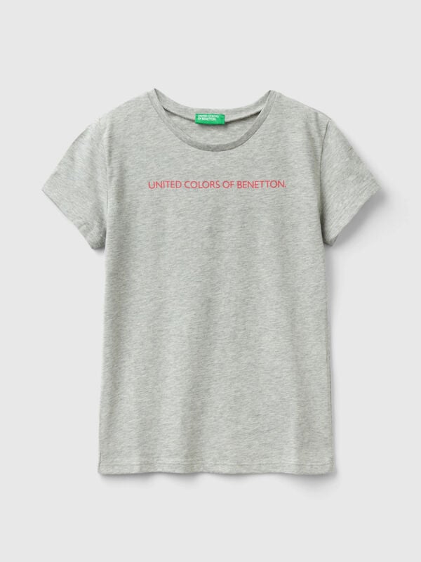 T-Shirt mit Logo 100% Baumwolle Mädchen