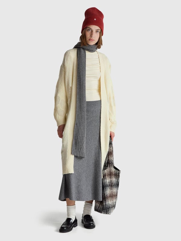 Gestrickter Midirock Damen