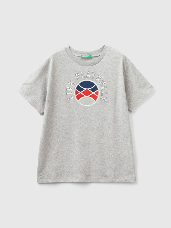 Kurzärmeliges T-Shirt aus Bio-Baumwolle Jungen