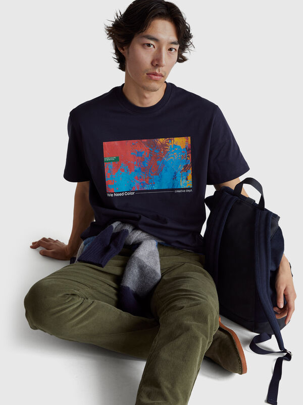 T-Shirt mit lockerer Passform Herren