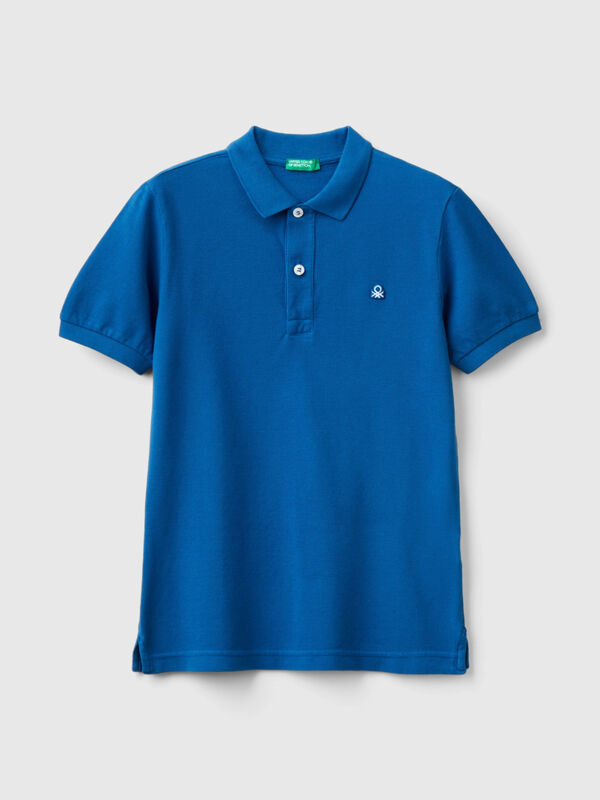 Slim-Fit-Polo aus 100% Bio-Baumwolle Jungen